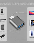 USB-C zu USB-A 3.0 OTG Adapter Konverter von Typ C auf A