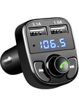 Auto Bluetooth FM Sender – Dual USB 3.1A Schnellladung, Bluetooth 4.0 Autoladege