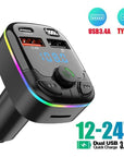 Auto Bluetooth 5,0 FM Sender Dual USB 3.1a Schnell ladung PD Typ C Autoladegerät