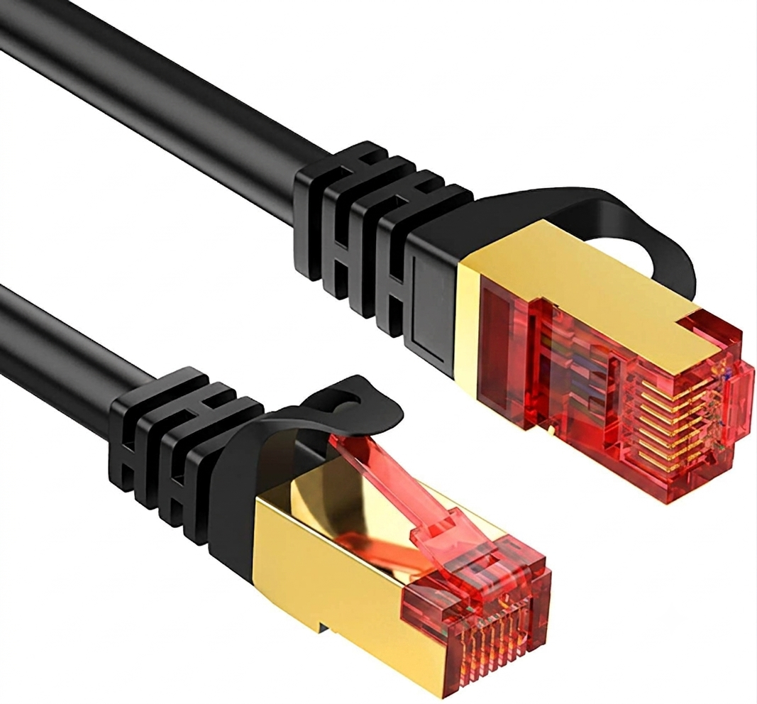 High Speed Cat 8 LAN Kabel 2M Ethernet RJ45 40Gbps 2000MHz Netzwerk Kabel