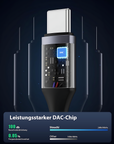 USB Typ-C auf zu Aux 3,5mm, Kopfhörer-Adapter, Type C auf AUX-Audiokabel