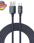 USB Typ C kabel 2m 25W Schnell Ladekabel